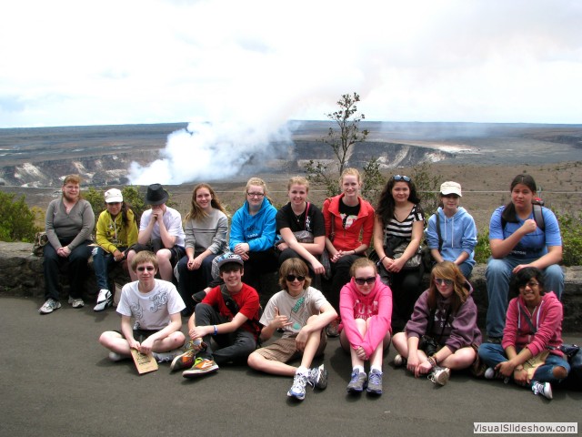Hawaii Tour - Pacifica Ukes at Kilauea Volcano.